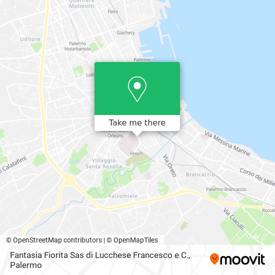 Fantasia Fiorita Sas di Lucchese Francesco e C. map