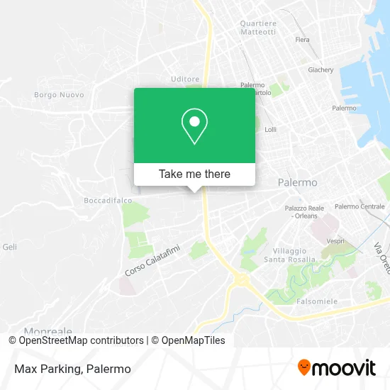 Max Parking map