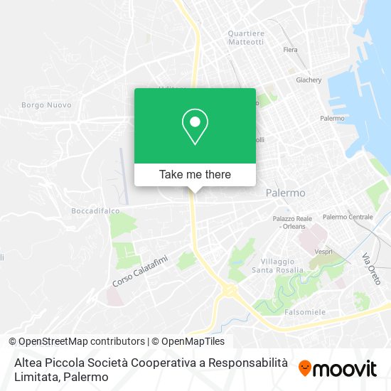 Altea Piccola Società Cooperativa a Responsabilità Limitata map