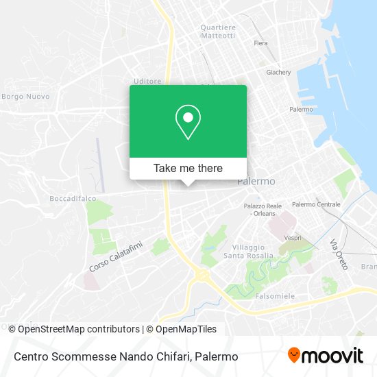 Centro Scommesse Nando Chifari map
