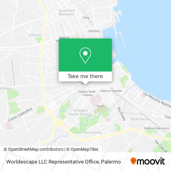 Worldescape LLC Representative Office map
