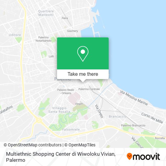 Multiethnic Shopping Center di Wiwoloku Vivian map