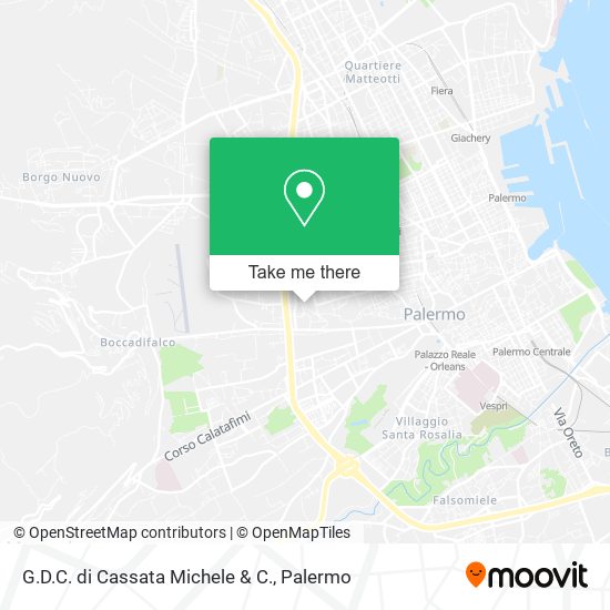 G.D.C. di Cassata Michele & C. map