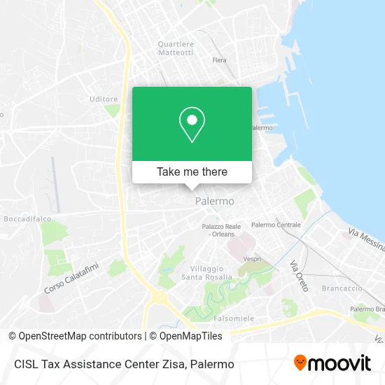 CISL Tax Assistance Center Zisa map