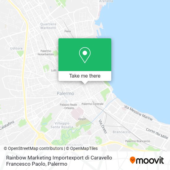 Rainbow Marketing Importexport di Caravello Francesco Paolo map