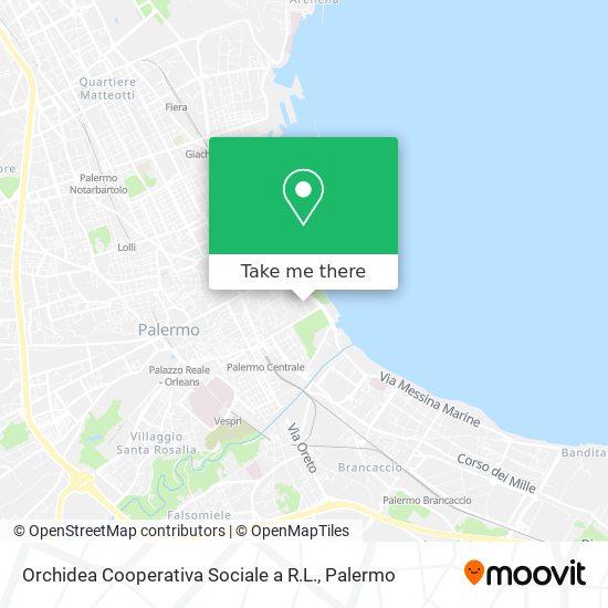 Orchidea Cooperativa Sociale a R.L. map