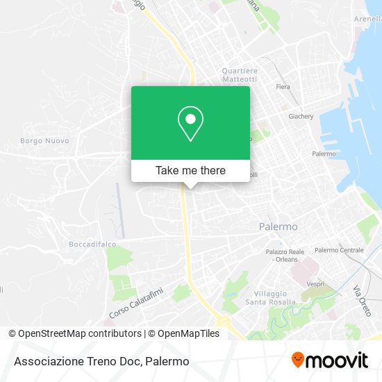 Associazione Treno Doc map