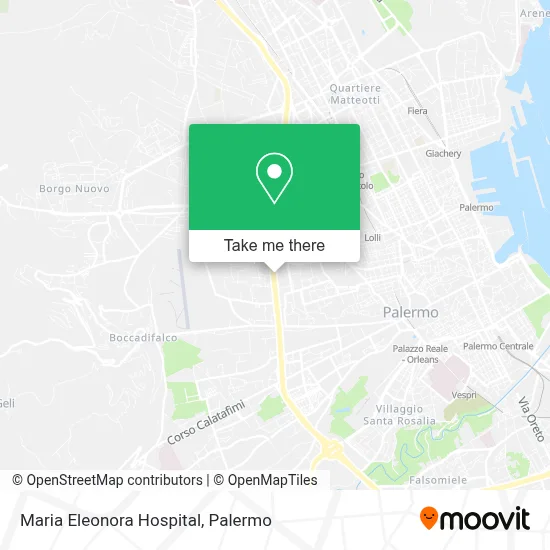 Maria Eleonora Hospital map
