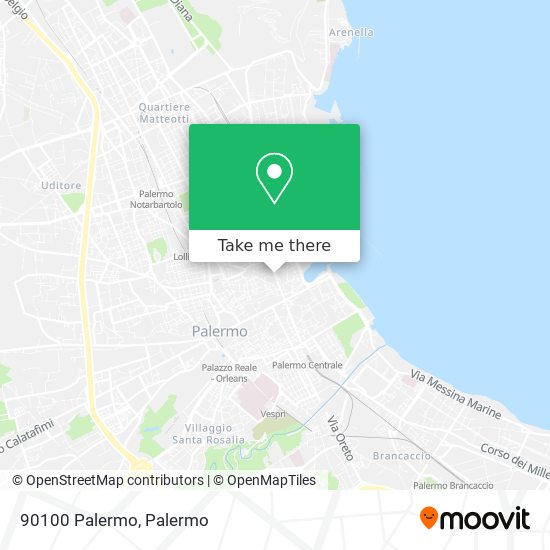 90100 Palermo map