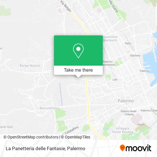 La Panetteria delle Fantasie map