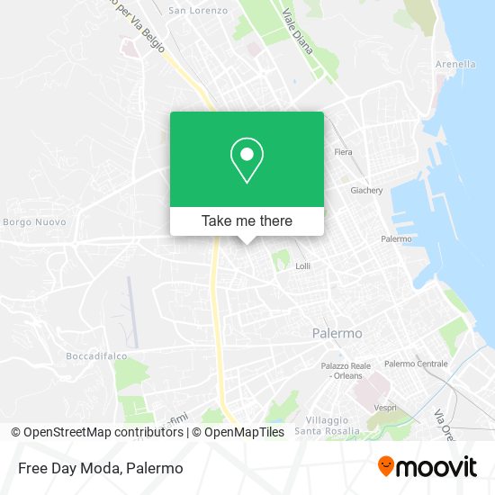 Free Day Moda map