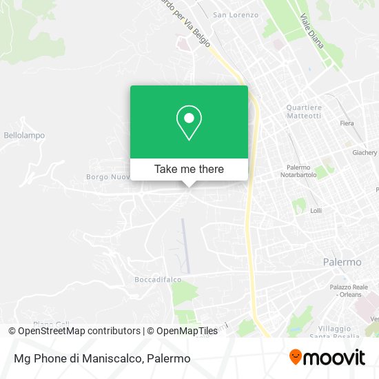 Mg Phone di Maniscalco map