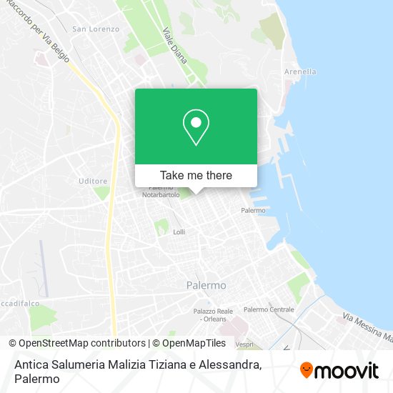 Antica Salumeria Malizia Tiziana e Alessandra map