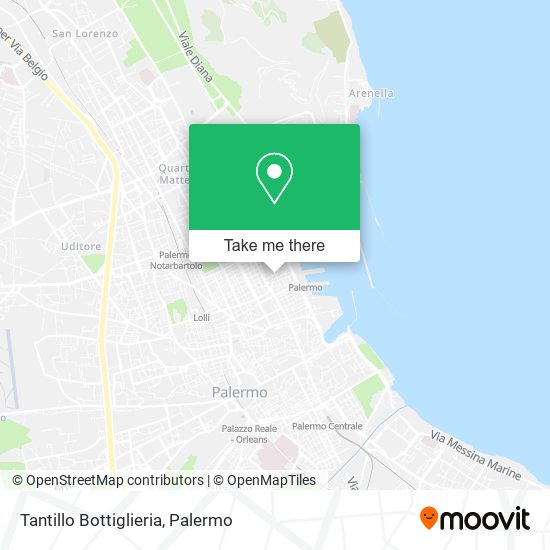 Tantillo Bottiglieria map