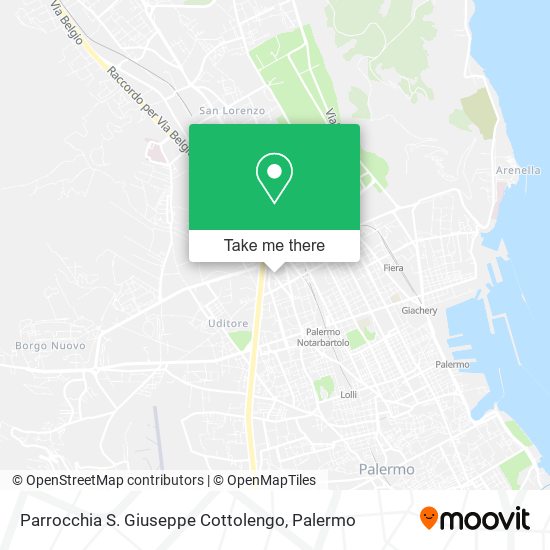 Parrocchia S. Giuseppe Cottolengo map