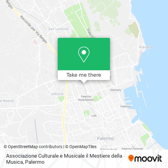 Associazione Culturale e Musicale il Mestiere della Musica map