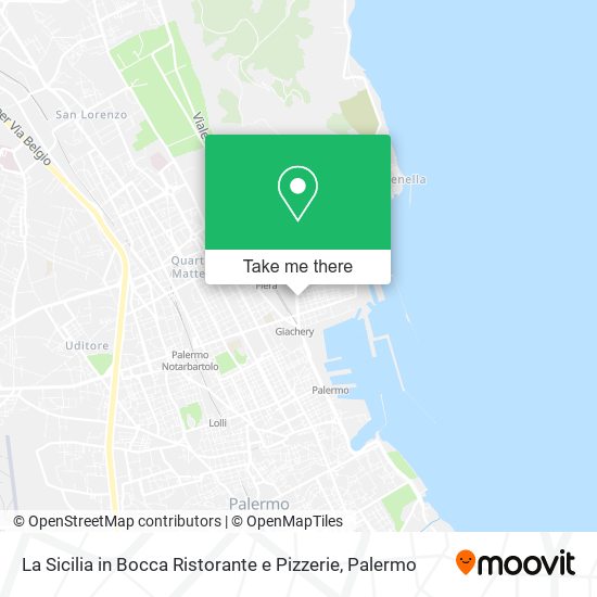 La Sicilia in Bocca Ristorante e Pizzerie map