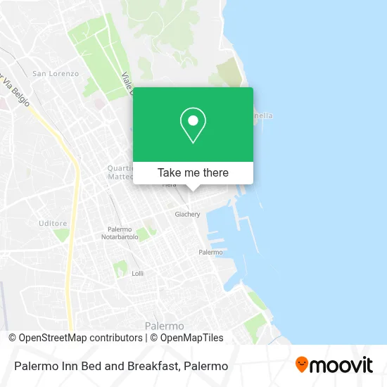 Palermo Inn Bed and Breakfast map