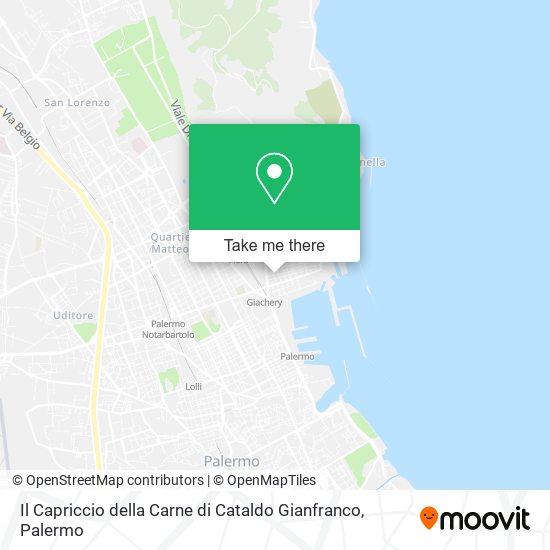 Il Capriccio della Carne di Cataldo Gianfranco map