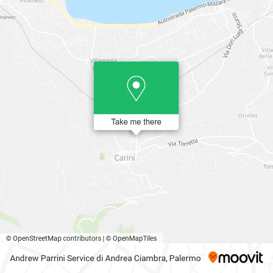 Andrew Parrini Service di Andrea Ciambra map