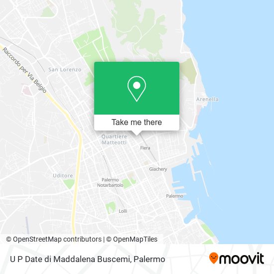 U P Date di Maddalena Buscemi map