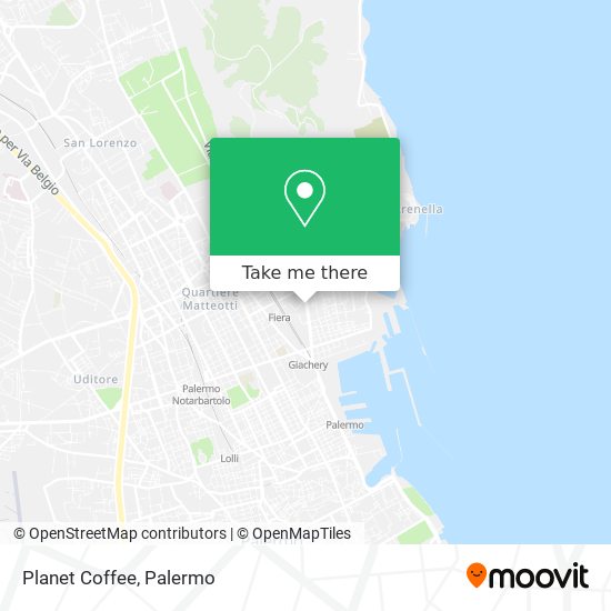 Planet Coffee map