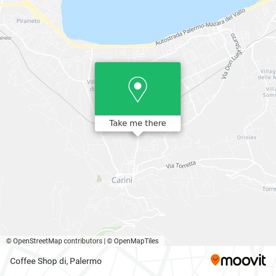 Coffee Shop di map