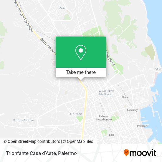 Trionfante Casa d'Aste map