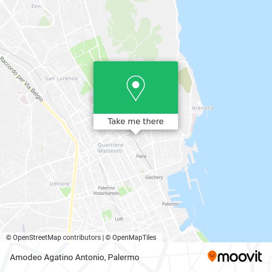 Amodeo Agatino Antonio map