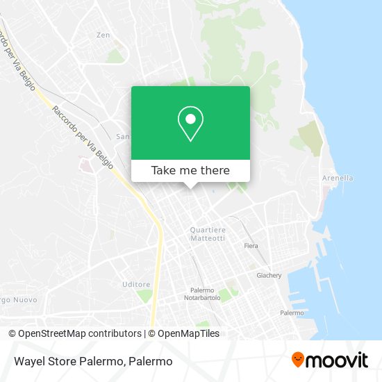 Wayel Store Palermo map