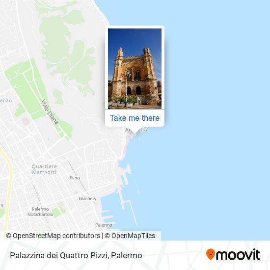 Palazzina dei Quattro Pizzi map