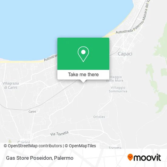 Gas Store Poseidon map