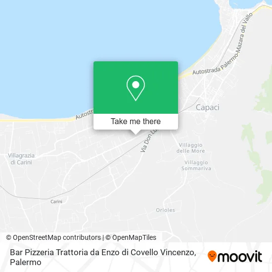 Bar Pizzeria Trattoria by Enzo of Covello Vincenzo map