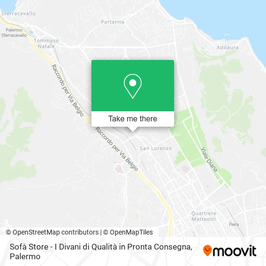 Sofà Store - I Divani di Qualità in Pronta Consegna map