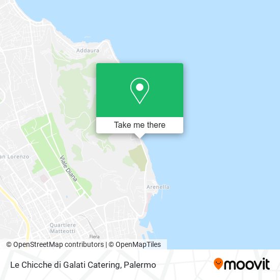 Le Chicche di Galati Catering map