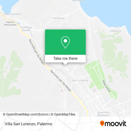 Villa San Lorenzo map