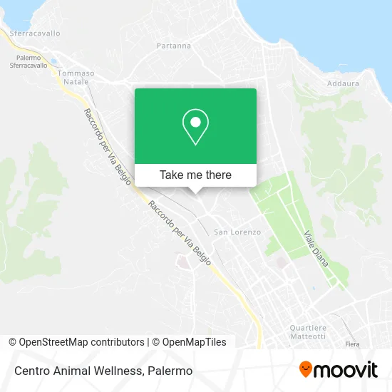 Centro Animal Wellness map