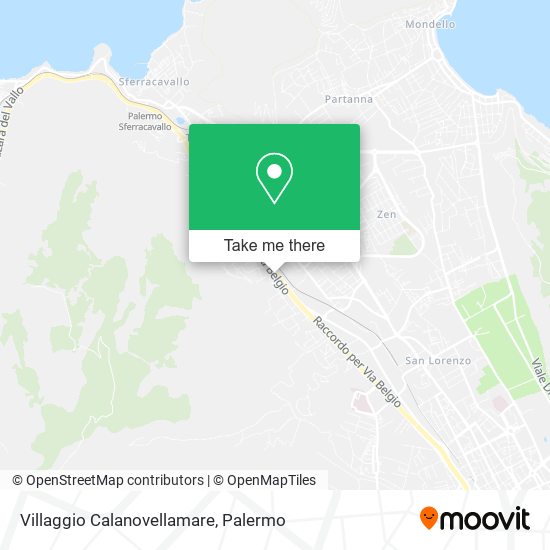 Villaggio Calanovellamare map