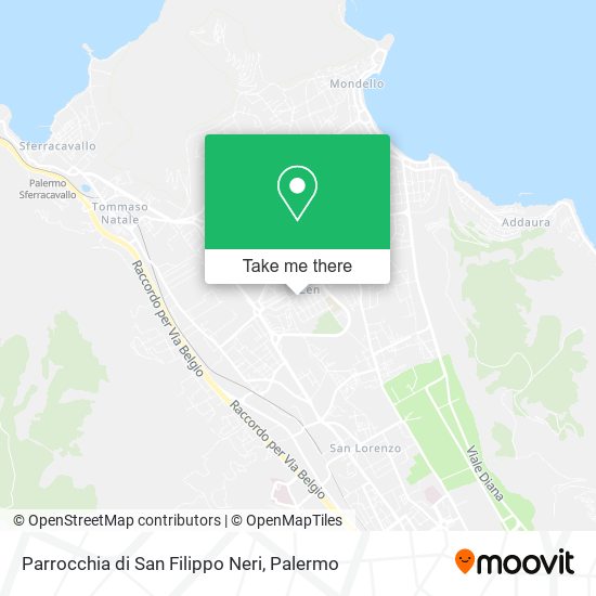 Parrocchia di San Filippo Neri map