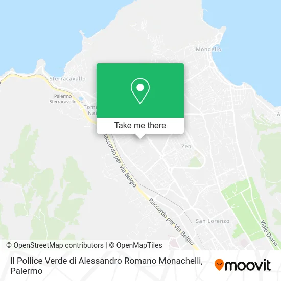 Il Pollice Verde di Alessandro Romano Monachelli map