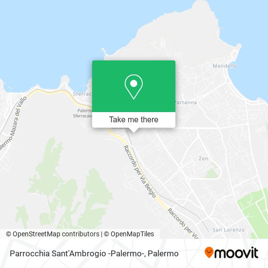Parrocchia Sant'Ambrogio -Palermo- map