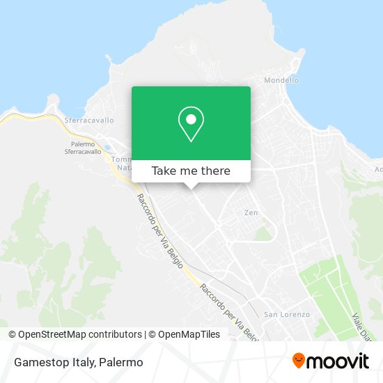 Gamestop Italy map