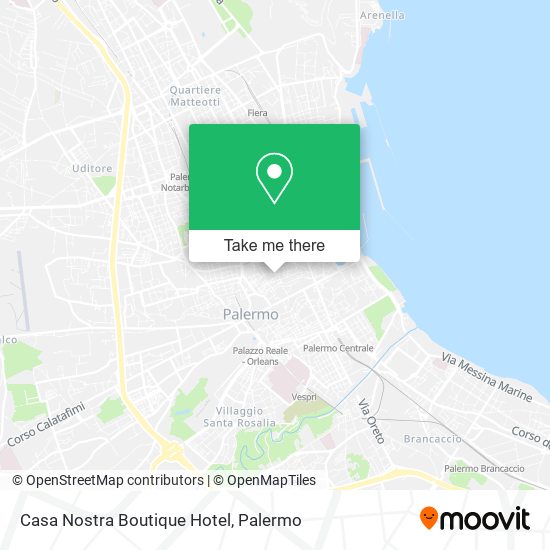 Casa Nostra Boutique Hotel map