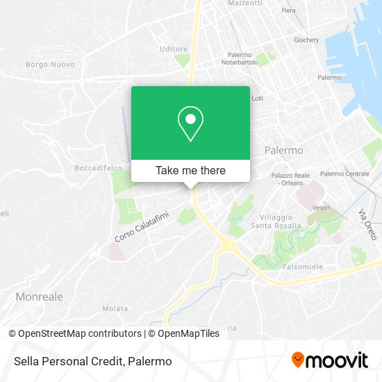 Sella Personal Credit map