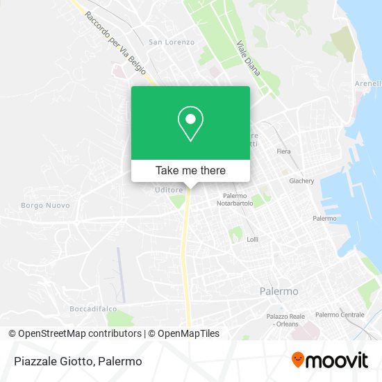 Piazzale Giotto map