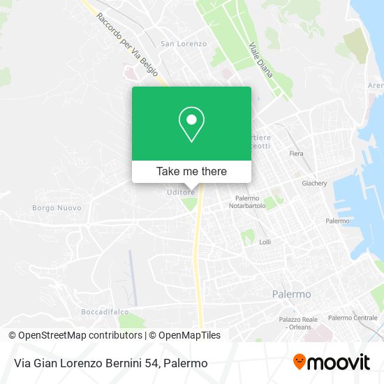 Via Gian Lorenzo Bernini 54 map