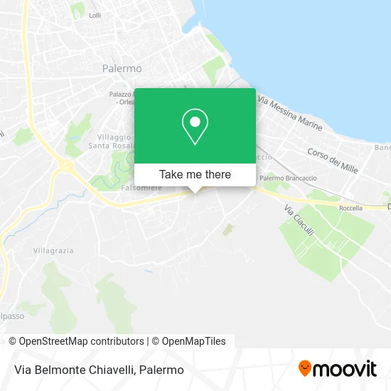 Belmonte Chiavelli Street map