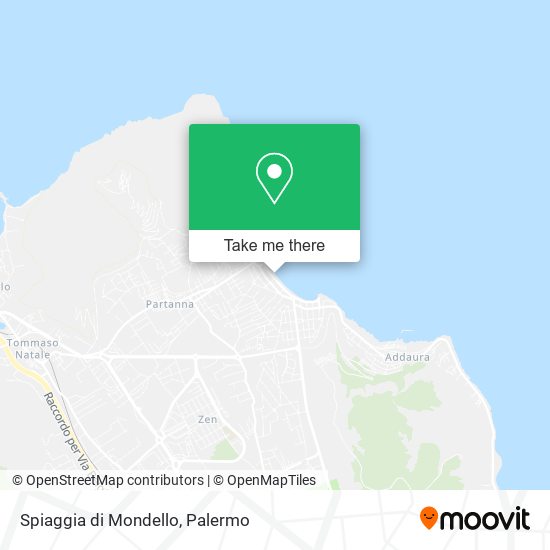 Spiaggia di Mondello map