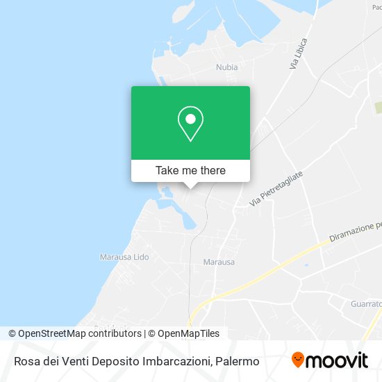 Rosa dei Venti Deposito Imbarcazioni map