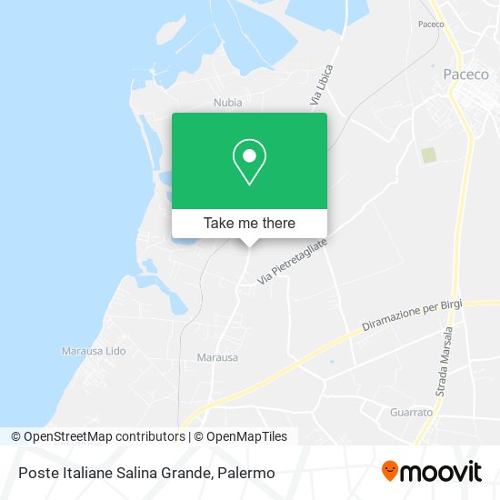 Poste Italiane Salina Grande map